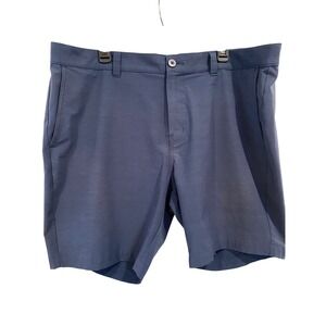 Travis Mathew Golf Shorts Hybrid Stretch Lightweight‎ Blue Mens Size 40 EUC